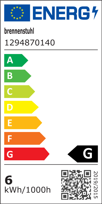 brennenstuhl Connect WLAN LED-Lampe SB 400, 5,5 Watt, E14