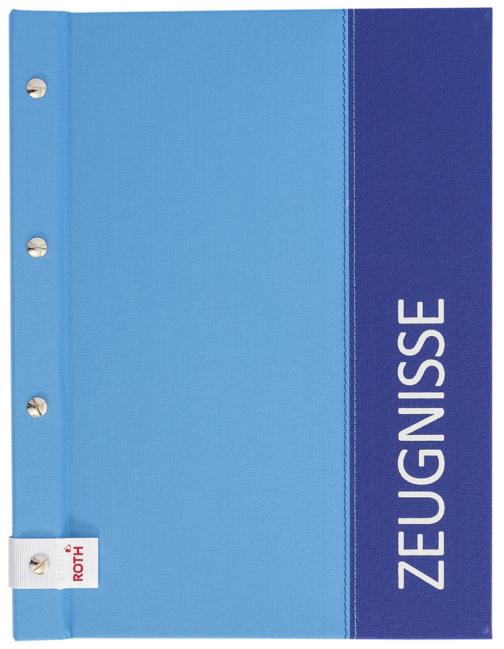 4028279893129 - Zeugnismappe Spectrum DIN A4 blau