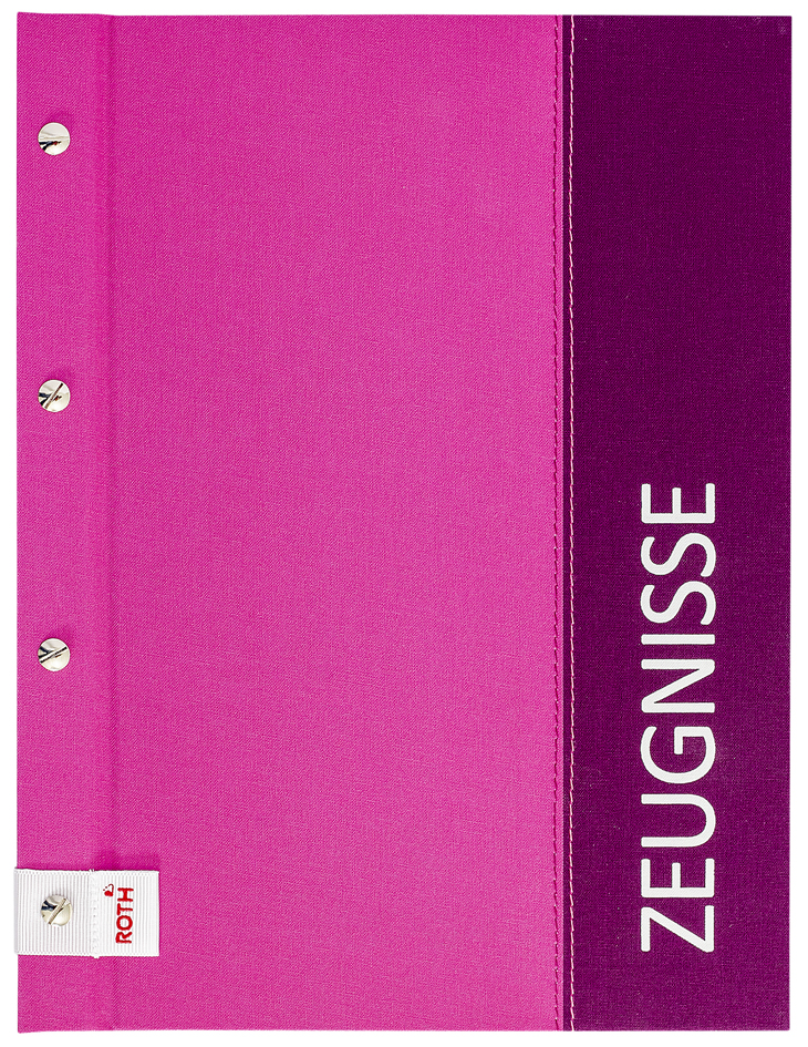 4028279893143 - Zeugnismappe Spectrum DIN A4 pink