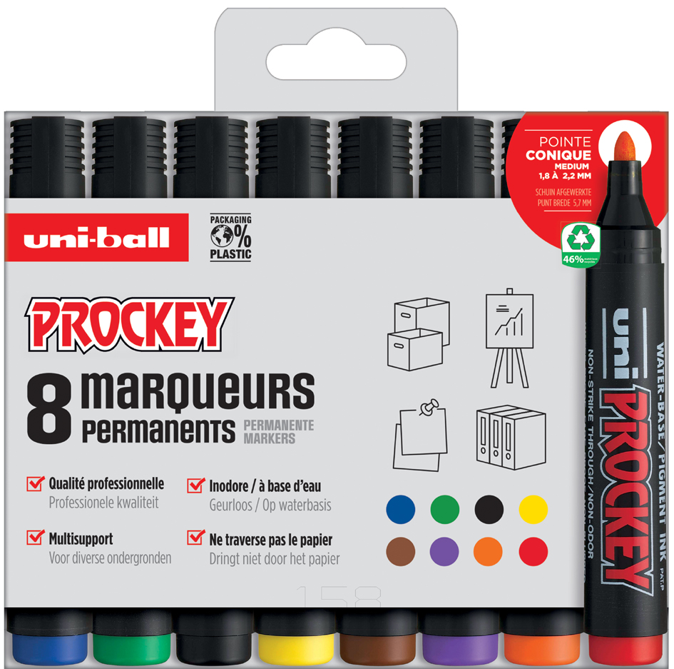 3296280046723 - Permanent-Marker PROCKEY PM122 8 PF 8er-Etui