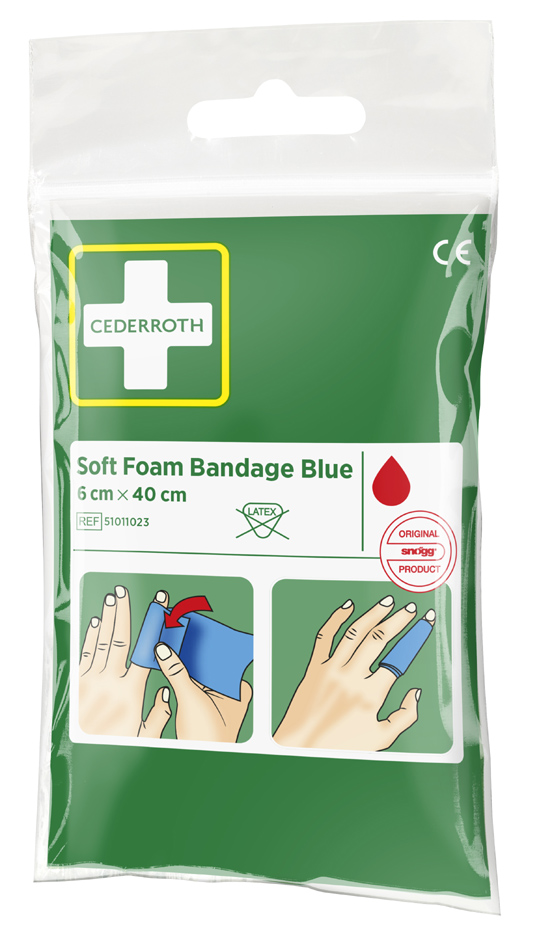 7310610028022 - CEDERROTH Pflaster Soft Foam Bandage blau