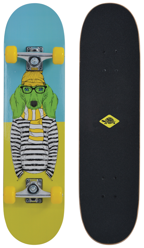 SCHILDKRÖT Skateboard Kicker 31,  Green Dog