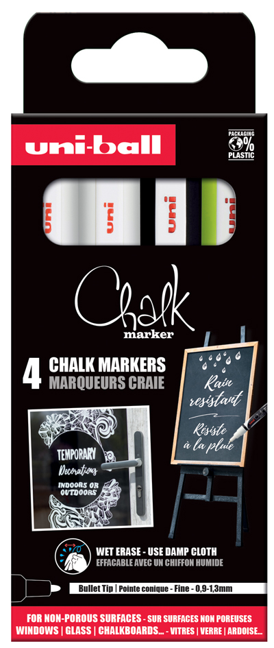 3296280046761 - Kreidemarker Chalk marker PWE3MS 4 PF 4er Etui