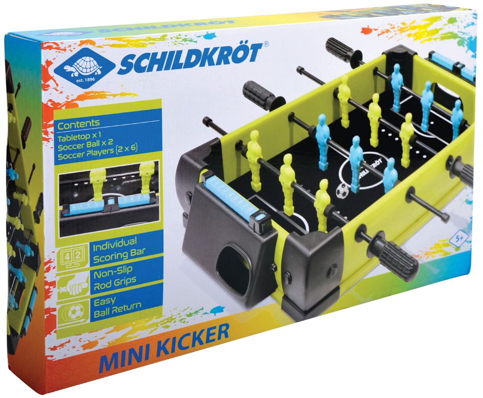 SCHILDKRÖT Mini Tisch Kicker, (B)500 x (T)450 x (H)100 mm