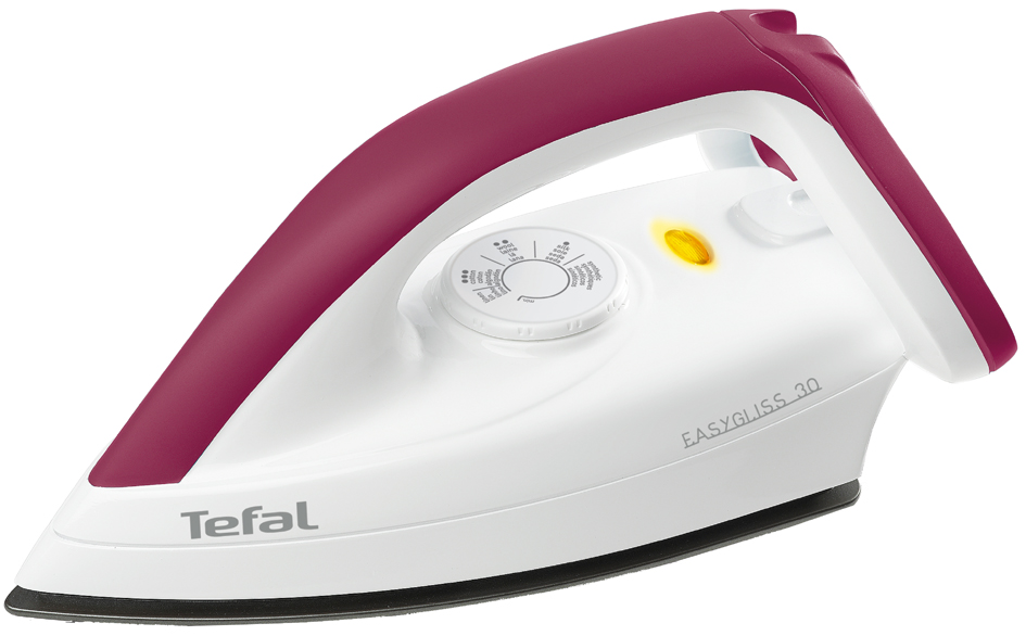 Tefal Trockenbügeleisen Easygliss FS4030, weiß/beere