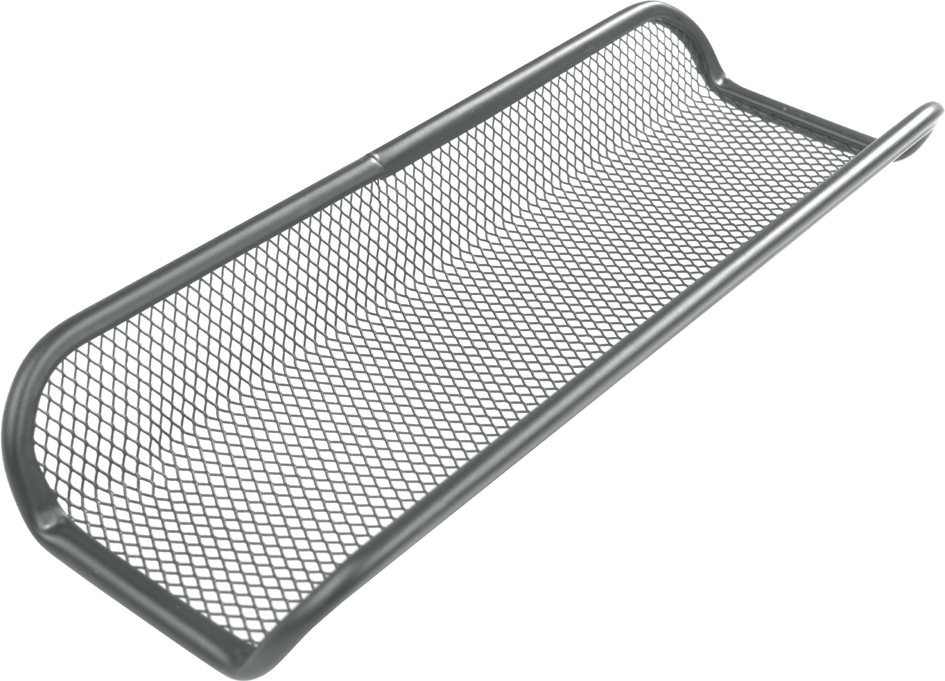 4012086080384 - Stifteschale Mesh 1 Fach Mesh Stahl 95x35x245mm silber