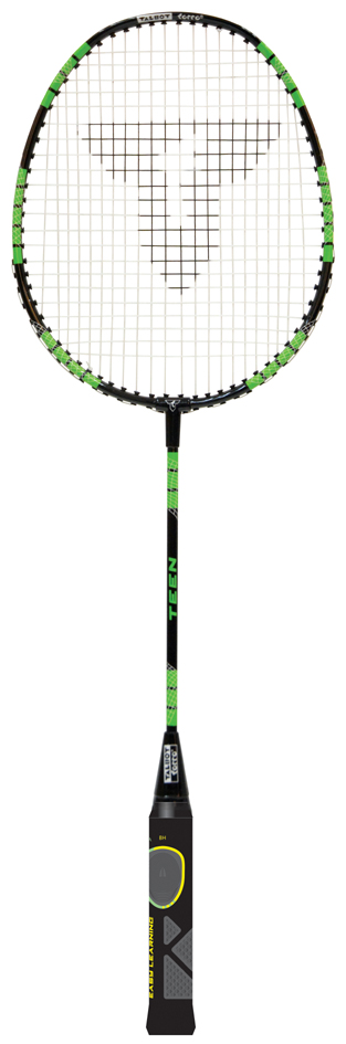 TALBOT torro Badmintonschläger ELI Teen, schwarz/grün