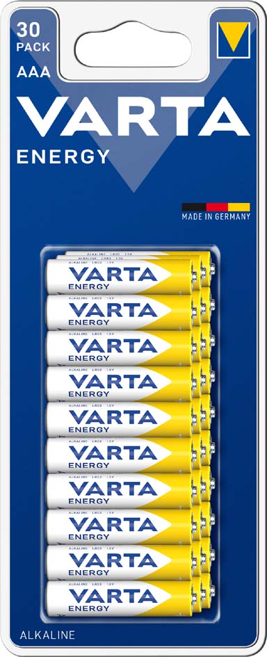 VARTA Alkaline Batterie Energy, Micro (AAA/LR3), 8er