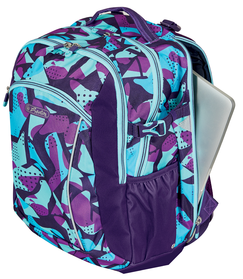 herlitz Schulrucksack Ultimate , Camo Purple,