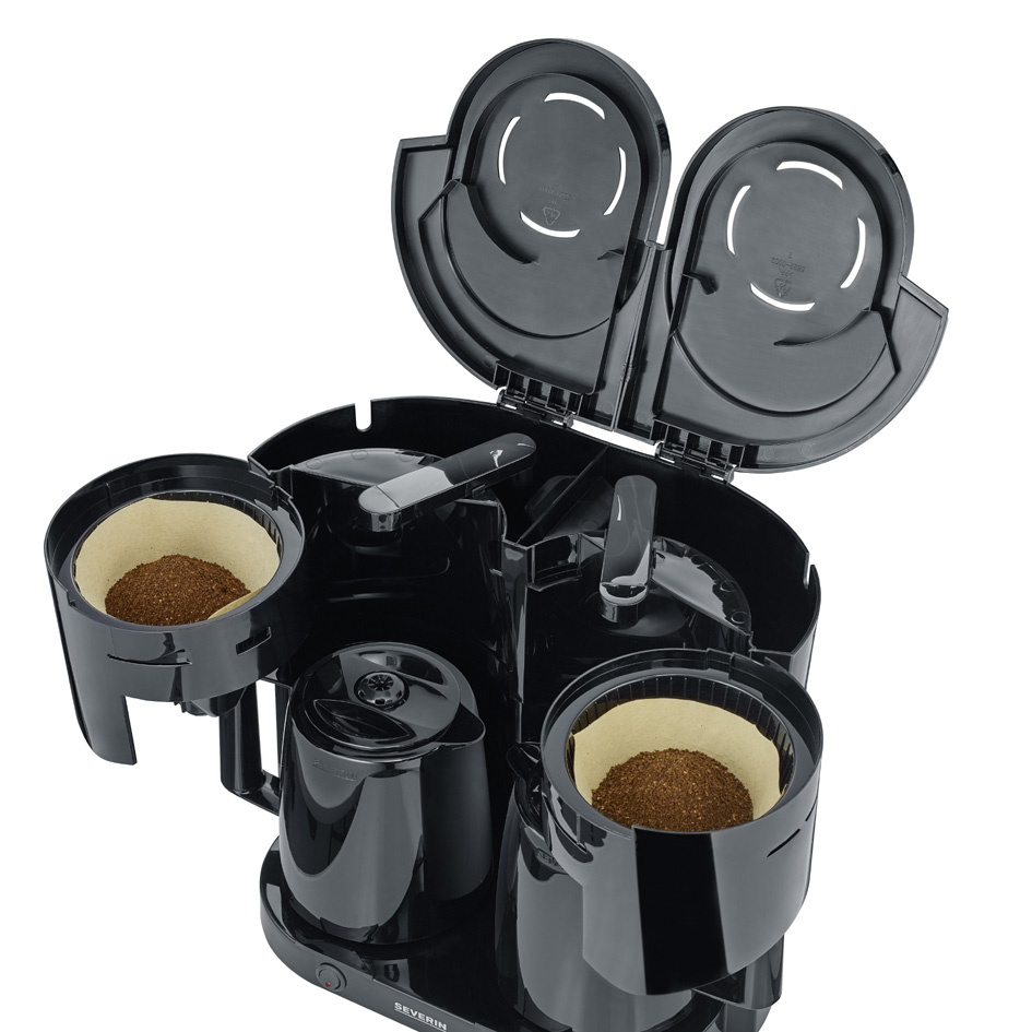 SEVERIN Duo-Filterkaffeemaschine KA 9315, schwarz