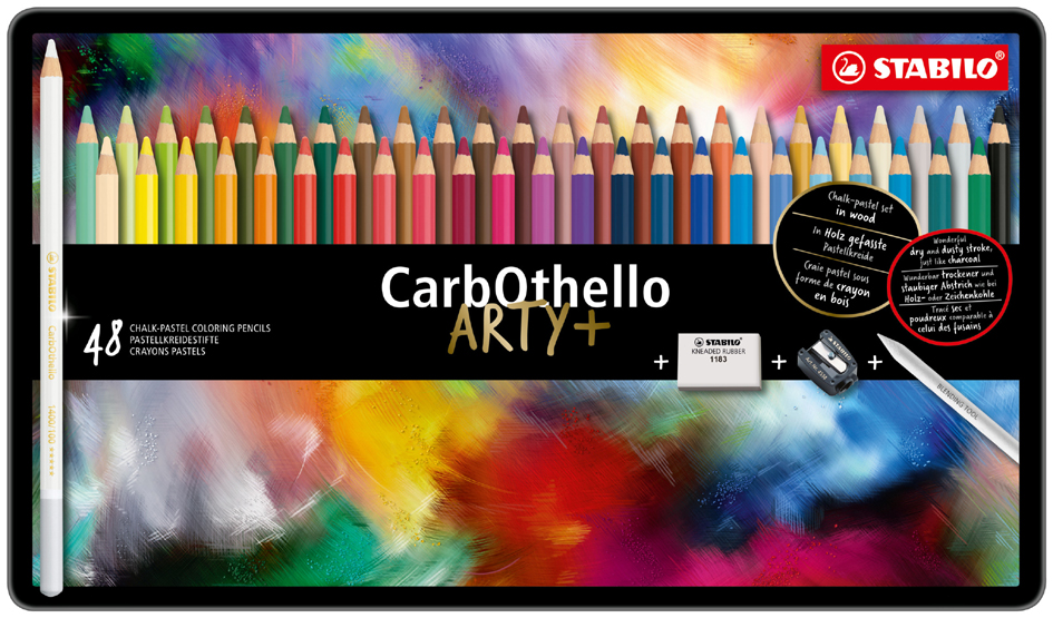 STABILO Pastellkreidestift CarbOthello ARTY+, 48er Etui