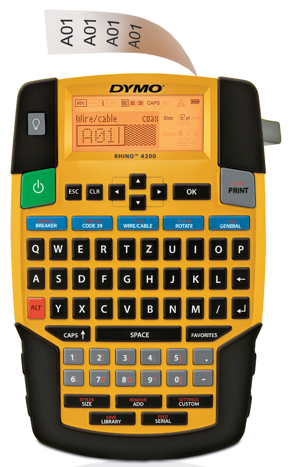 DYMO Industrie-Beschriftungsgerät , RHINO 4200,