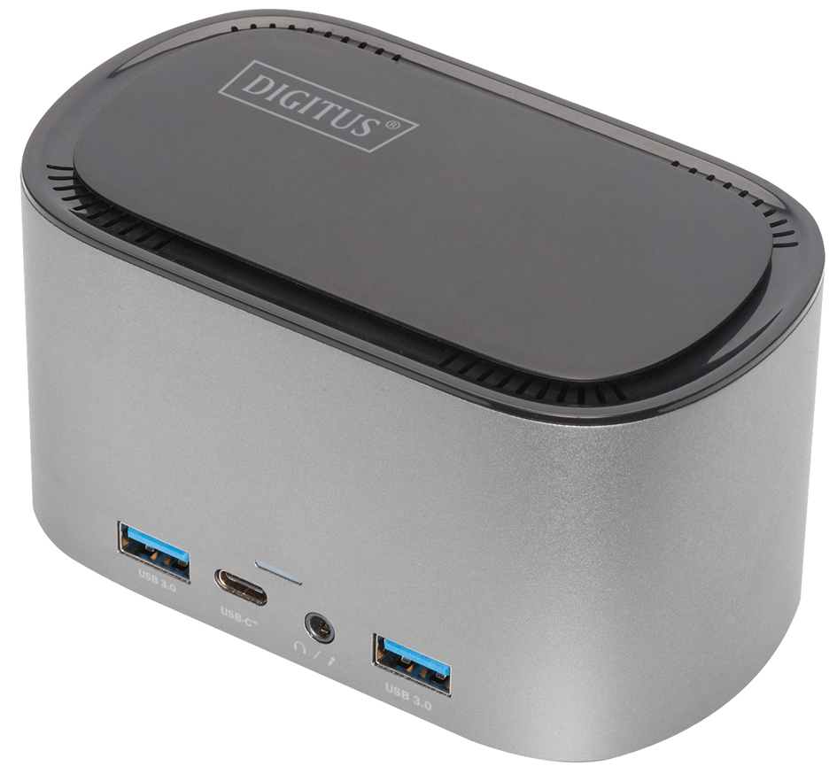 DIGITUS USB-C Docking Station mit SSD-Gehäuse (M.2), 11-Port