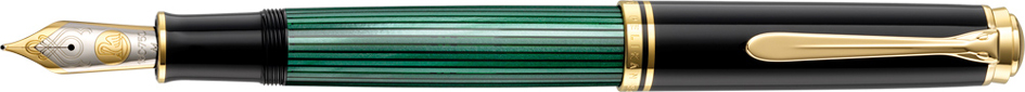 Pelikan Füllhalter , Souverän 1000, , schwarz/grün, M