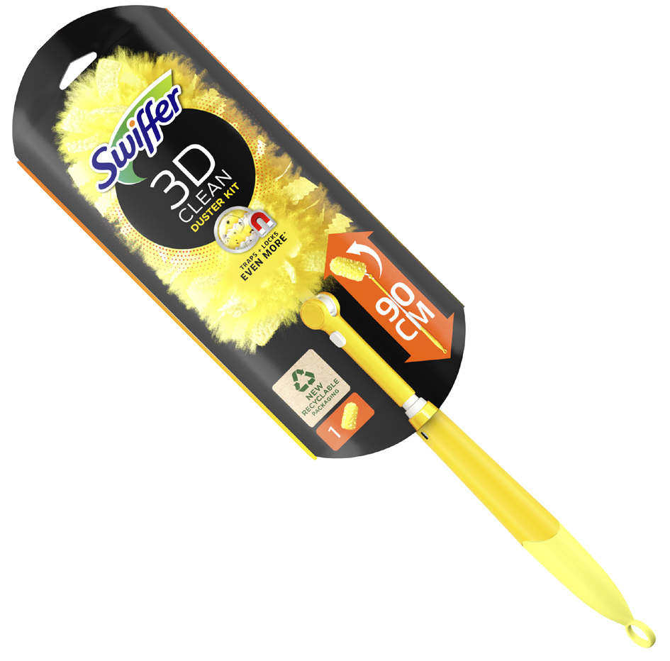 Swiffer Staubmagnet 3D XXL Starterkit, Griff + 1 Tuch