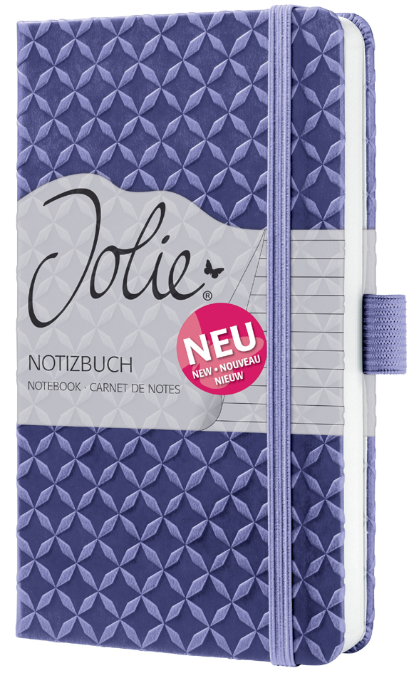 sigel Notizbuch Jolie Flair, Kunstleder, DIN A6, violett