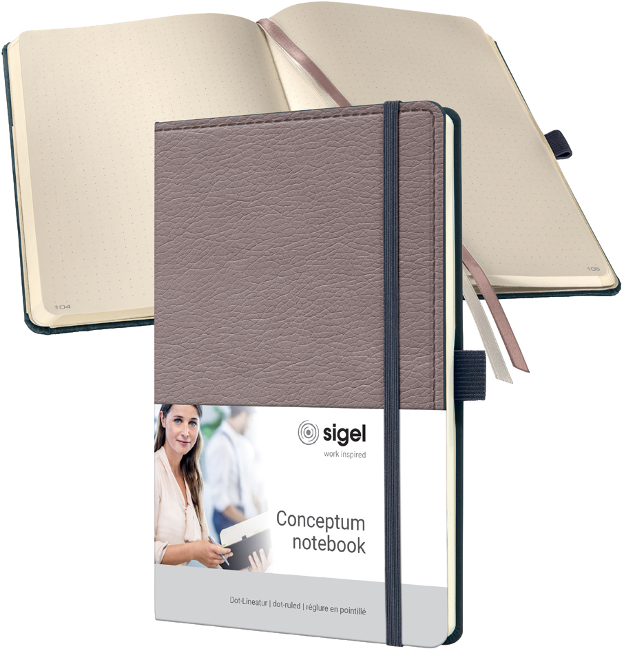 sigel Notizbuch Conceptum Design Casual, DIN A5, taupe