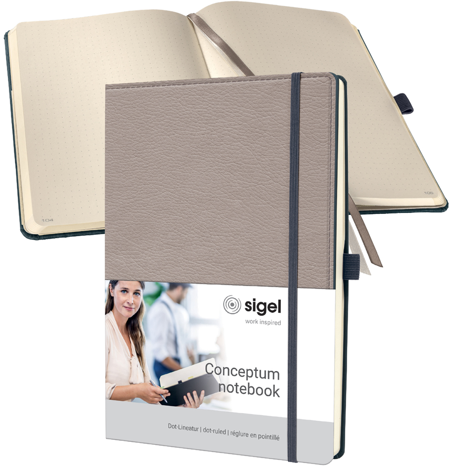 sigel Notizbuch Conceptum Design Casual, DIN A4, beige