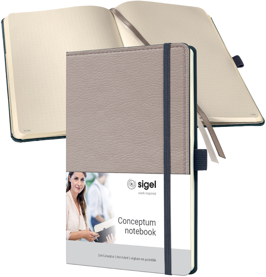 sigel Notizbuch Conceptum Design Casual, DIN A5, beige