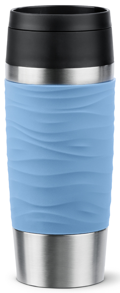 emsa Isolierbecher TRAVEL MUG Wave, 0,36 L., pastellblau