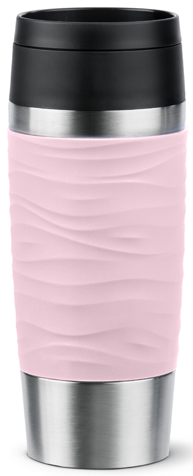 emsa Isolierbecher TRAVEL MUG Wave, 0,36 L., pastellrosa