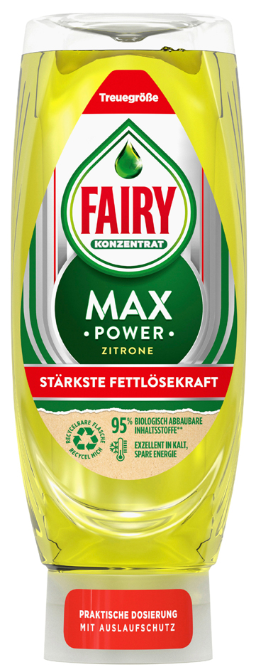 FAIRY Handspülmittel Max Power Zitrone, 545 ml