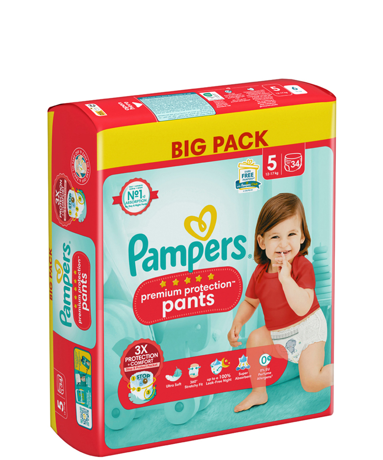 Pampers Höschenwindel Premium Protection Pants, Größe 5