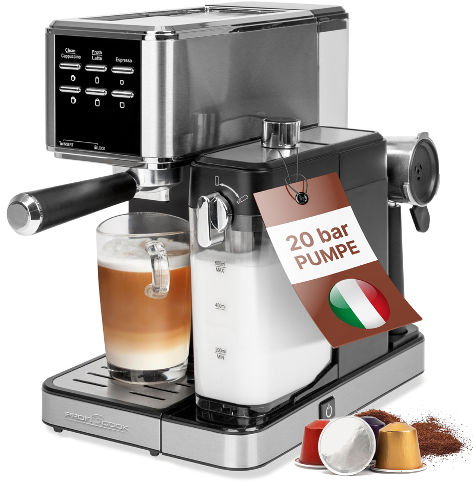 proficook PROFI COOK Espresso-Kaffeemaschine PC-ES-KA 1266