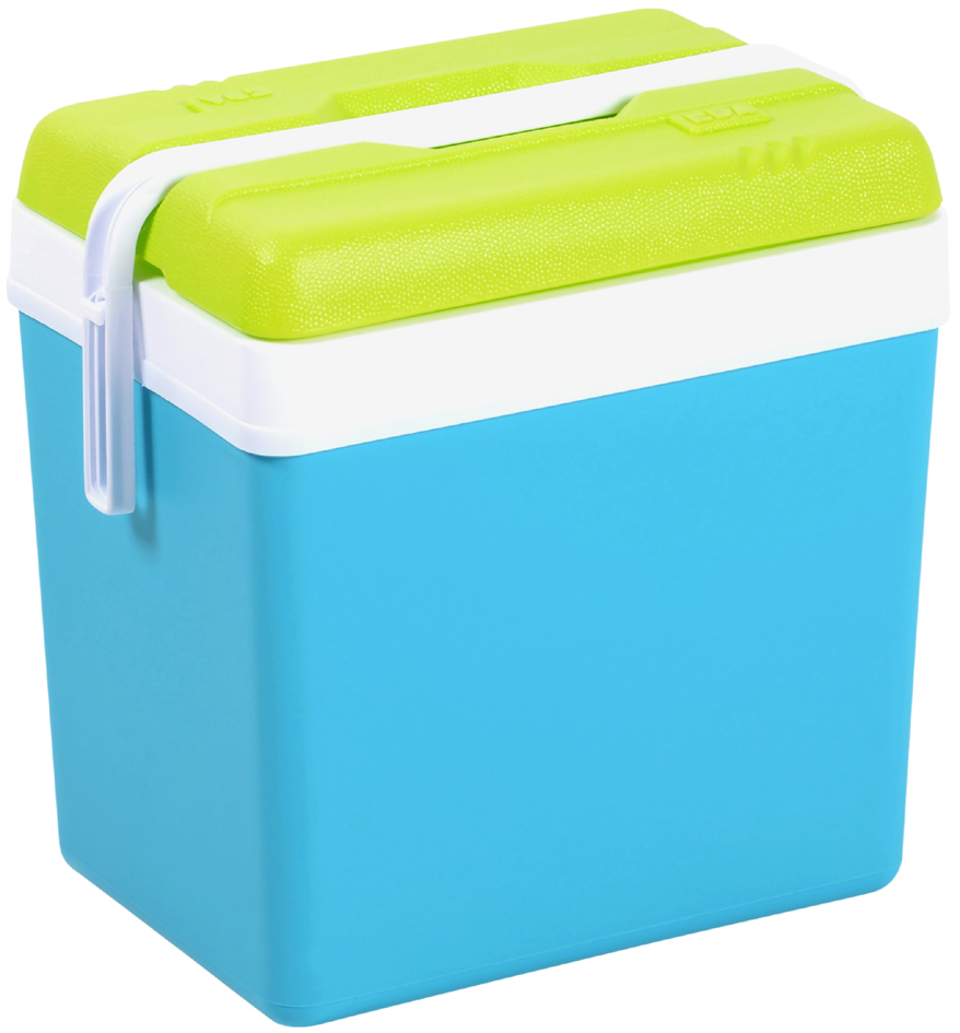 EDA Kühlbox, Kunststoff, 24 Liter, blau / grün