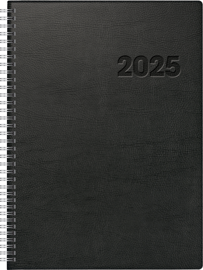 rido idé Buchkalender , Conform Wire-O, , 2025, schwarz