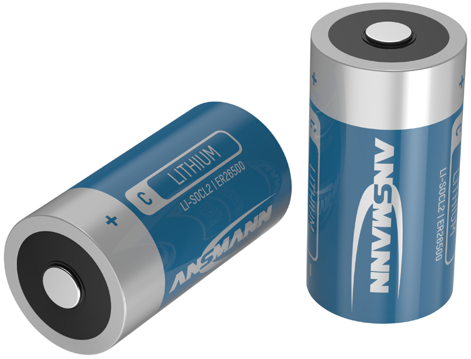 ANSMANN Lithium-Thionylchlorid Batterie ER26500 / C, 3,6 V