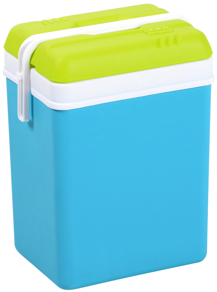 EDA Kühlbox, Kunststoff, 15 Liter, hellblau / grün