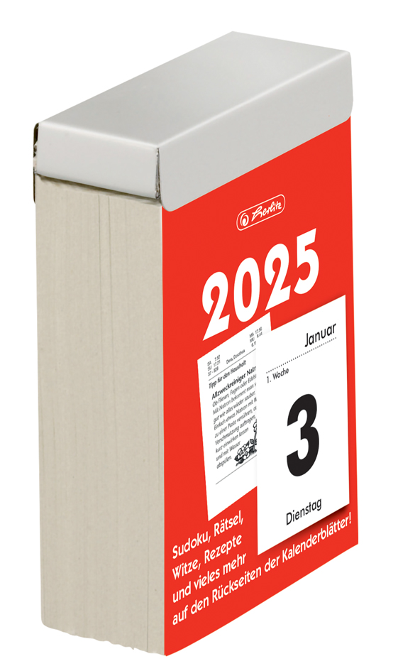 herlitz Tages-Abreißkalender Nr.3, 2025