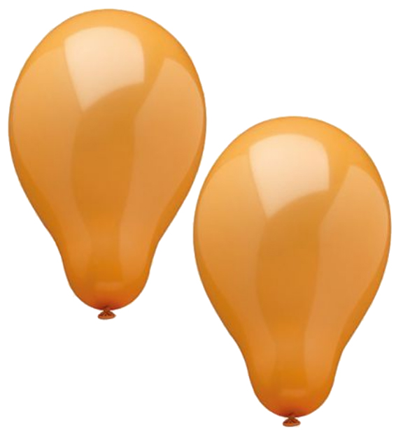 PAPSTAR Luftballons, Durchmesser: 250 mm, orange