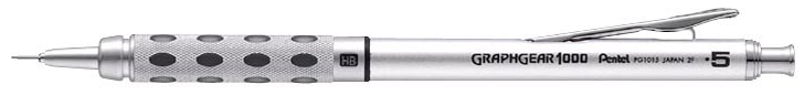 Pentel Druckbleistift GRAPHGEAR 1000, Minenstärke: 0,5 mm