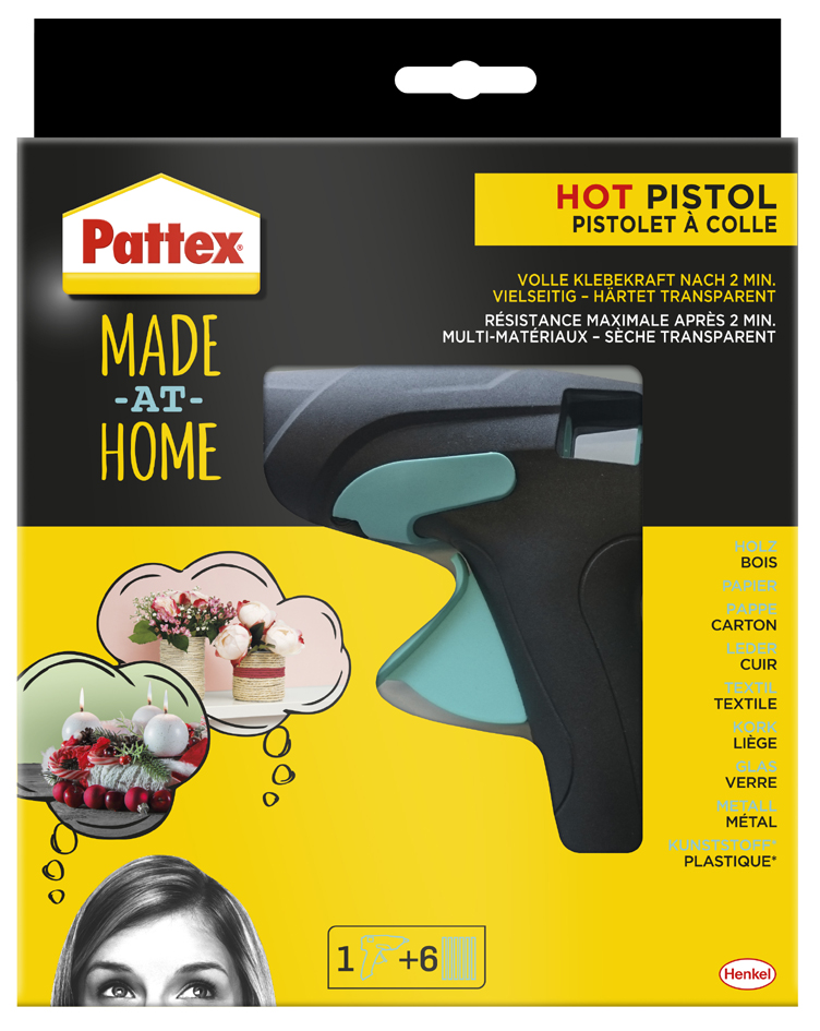 Pattex Heißklebepistole HOT PISTOL , Made at Home,