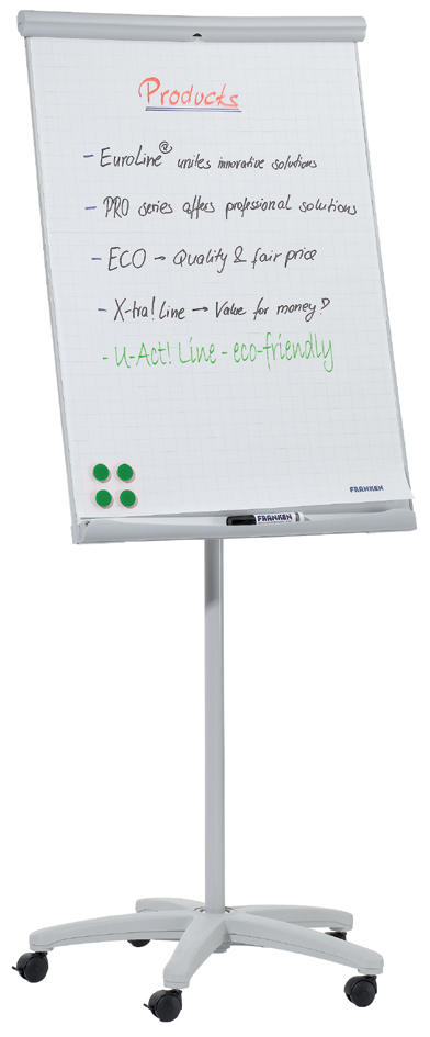 FRANKEN Flipchart U-Act! Line Mobil, 700 x 1.000 mm