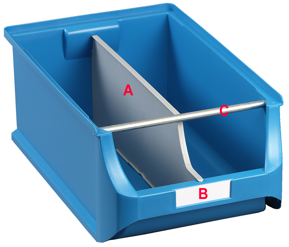 4005187555448 - Längstrennsteg   Divider ProfiPlus Divider 2B grau PS VE=4 Stück