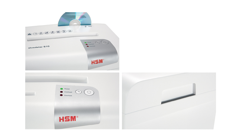 HSM Aktenvernichter shredstar S10, Streifenschnitt: 6 mm