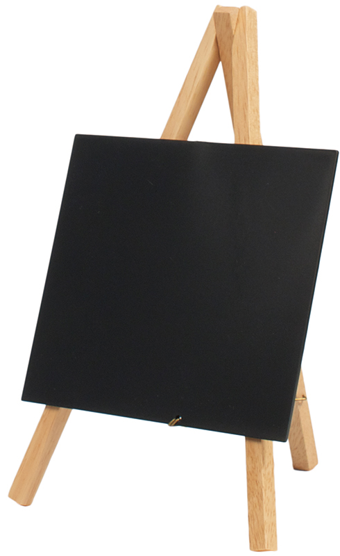 8718226495426 - Staffelei klein mit Kreidetafel - schwarz 15 x 244 x 135 cm