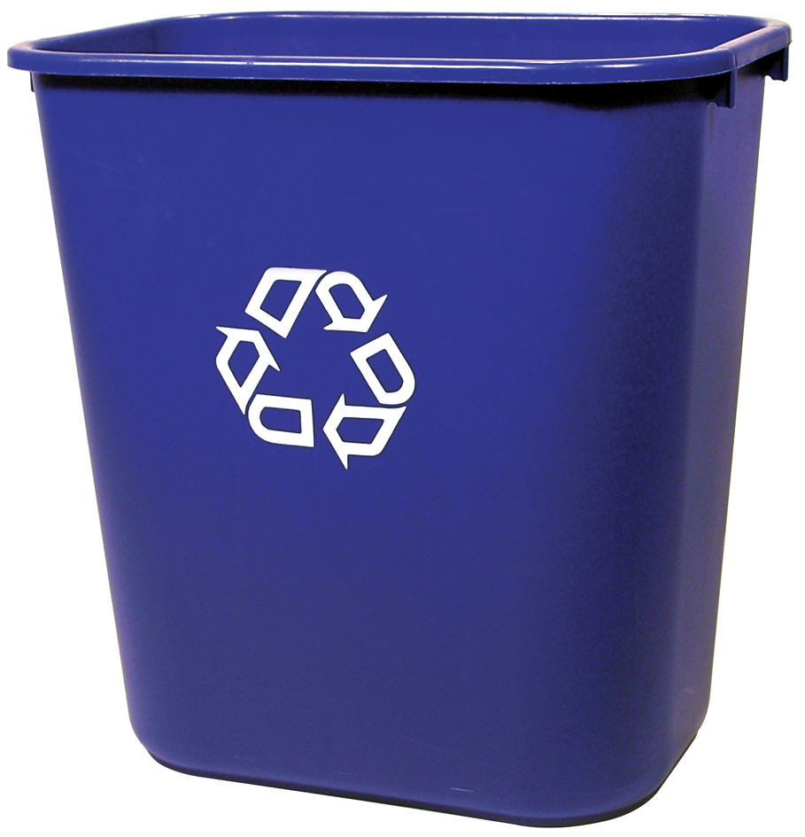 0086876194166 - Papierkorb Polyethylen 129 L 21 (B) x 29 (T) x 308 (H) cm Blau