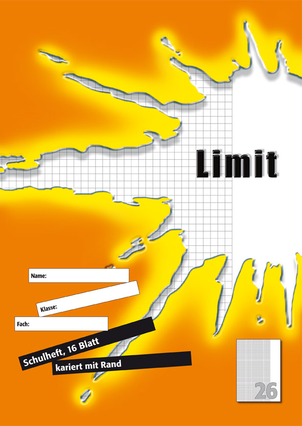 4021666010260 - 10 x Schulheft Limit A4 Lineatur 21 16 Blatt blau