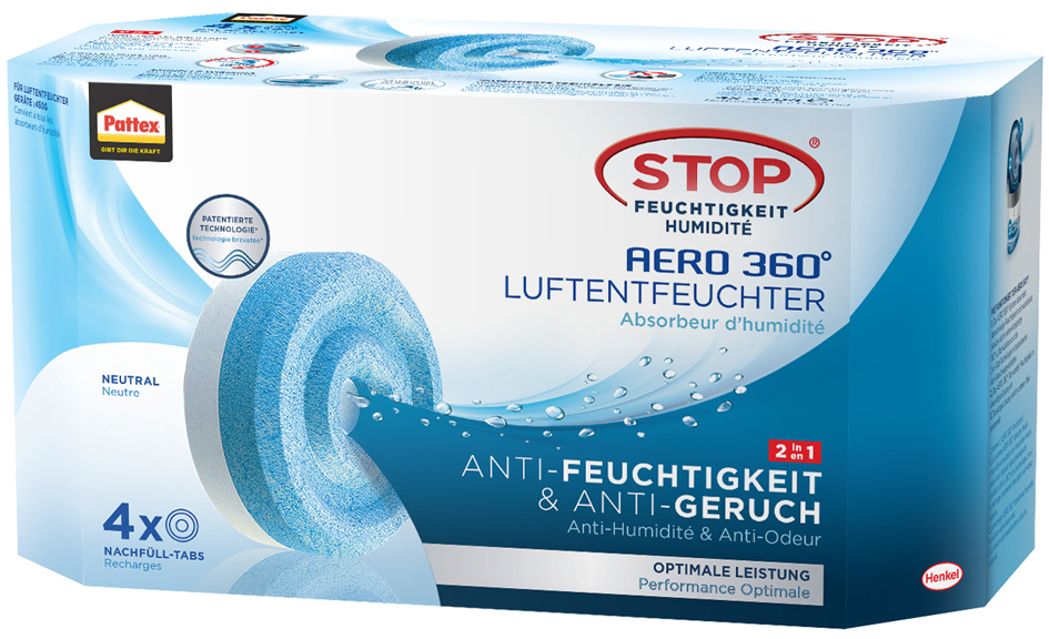 4057278000795 - Nachfülltabs für Luftentfeuchter Aero 4x 450g