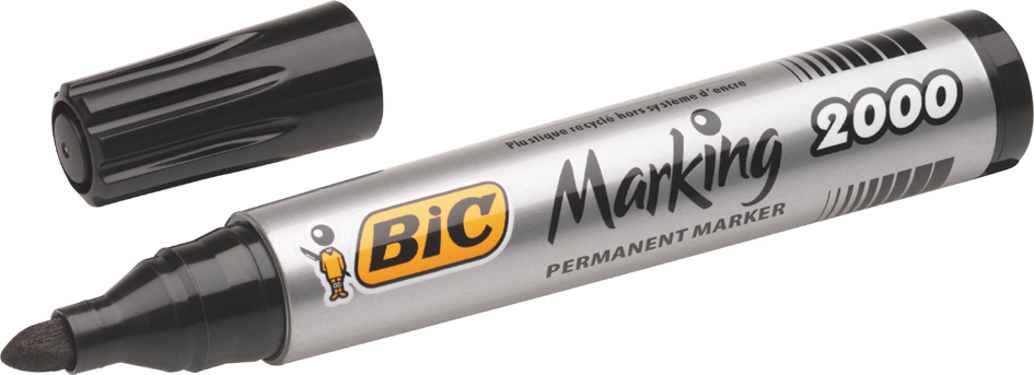 BIC Permanent-Marker Marking 2000 Ecolutions, schwarz