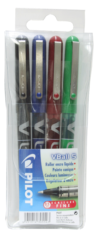 3131912305543 - Tintenroller VBALL VB 5 4er Etui