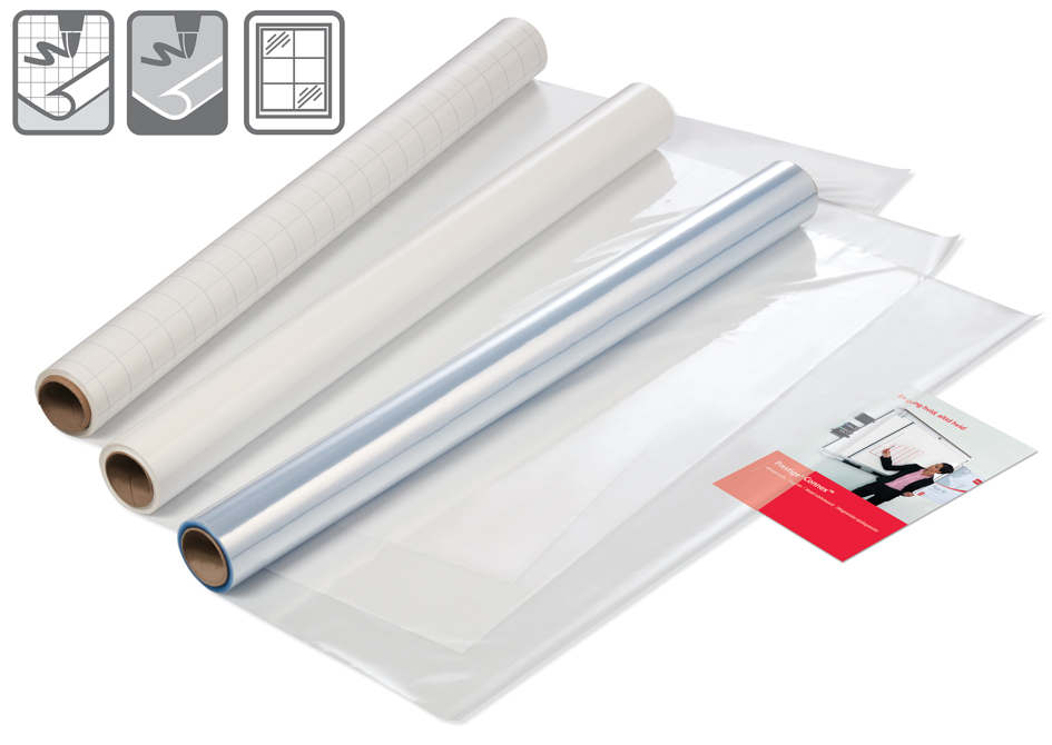 5028252499859 - Instant Whiteboard dry erase surface - 800 x 600 mm - white (pack of 25)