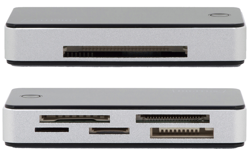 DIGITUS USB 3.0 Card Reader , All-in-one, , schwarz / silber