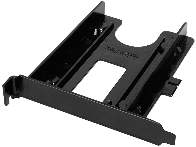 LogiLink PCI-Slot Einbaurahmen für 2,5,  Festplatten, schwarz