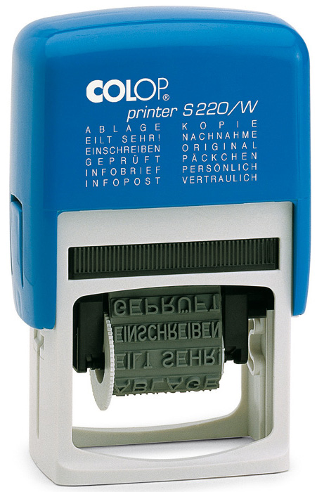 9004362431954 - Wortbandstempel Printer S 220 W blau