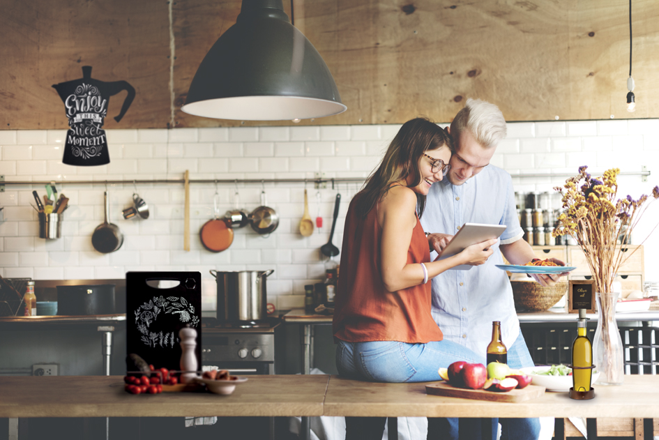 8719075283707 - Kreidetafel SILHOUETTE Kanne aus Melamin